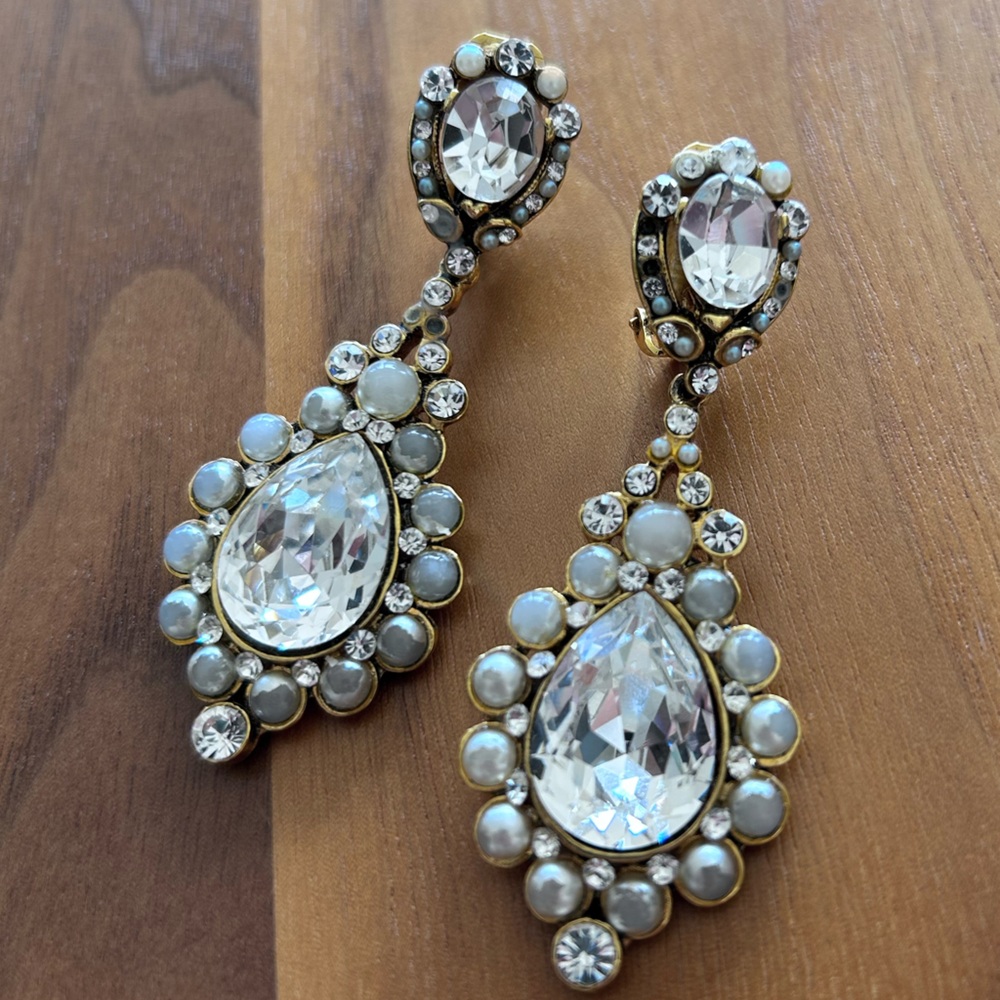 Vintage Jose and Maria Barrera drop earrings
